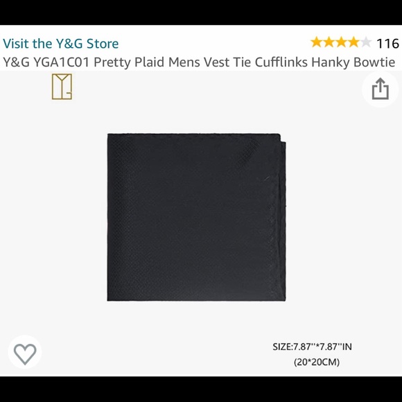 Y&G suit/tux box set size medium - Picture 8 of 12